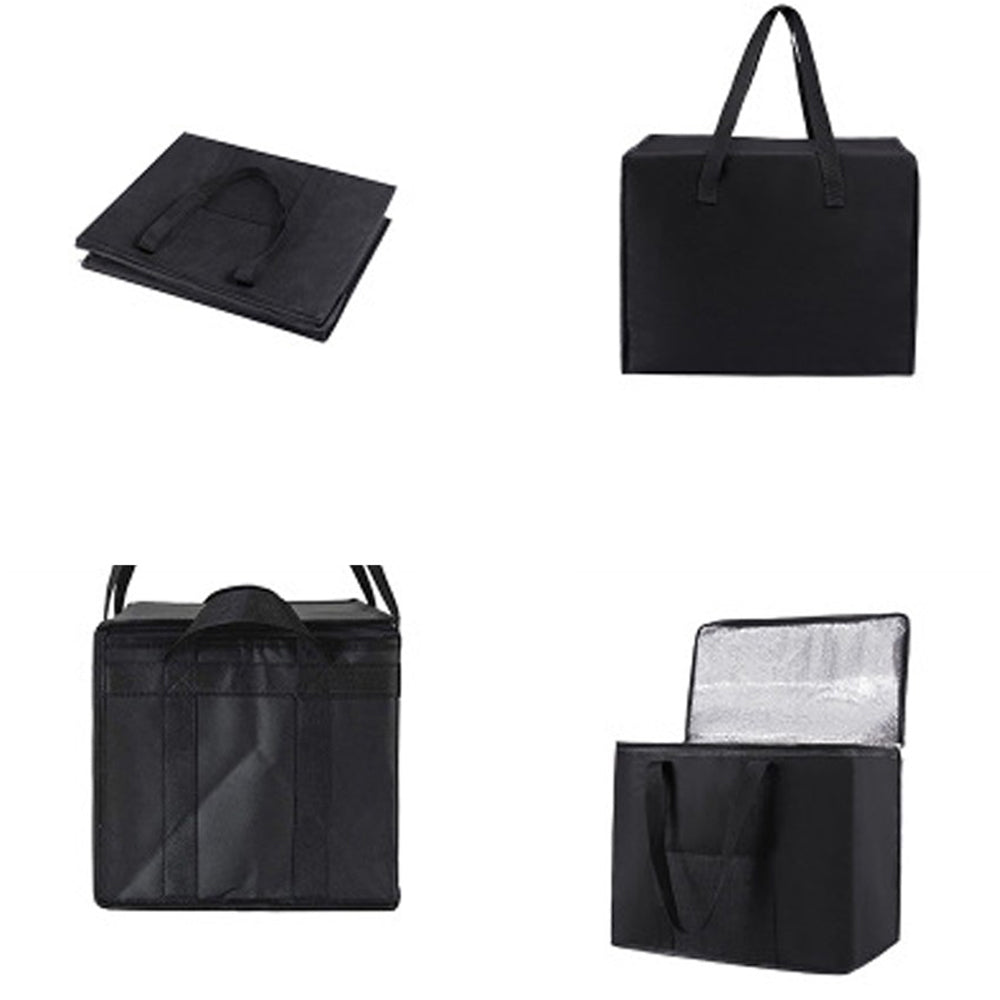 4 X Insulated Grocery Bag Reusable Food Storage Bag Large Capacity Picnic Bag Foldable Travel Food Cooler Thermal Bag