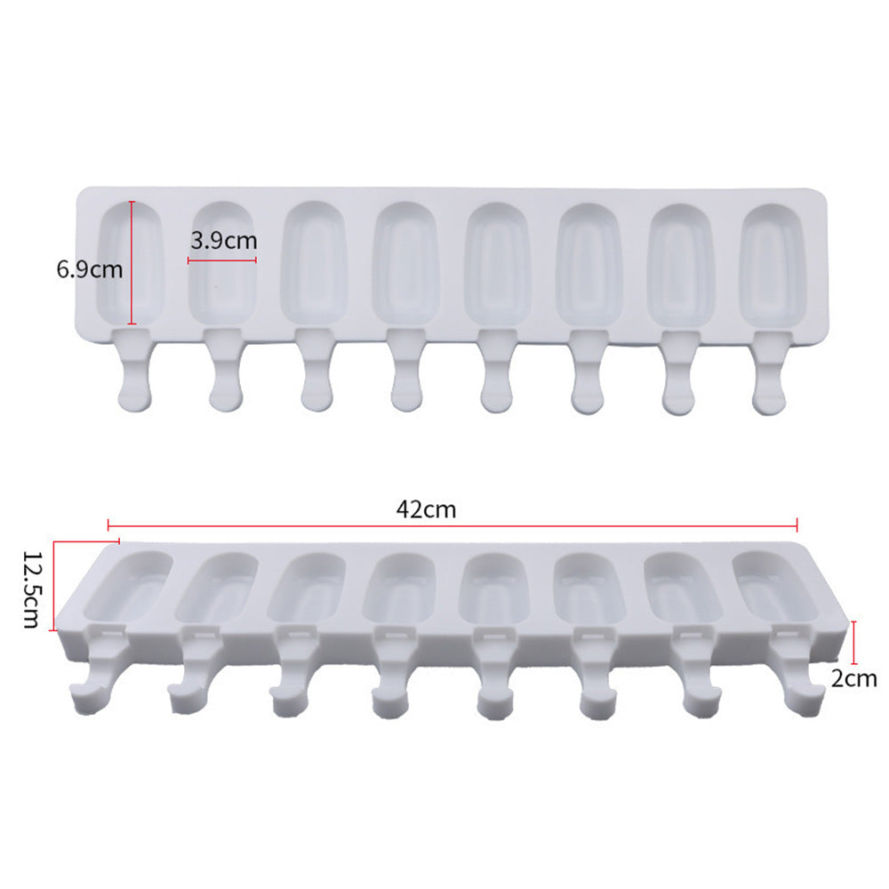 Eight  Cavities  of  Kitchen  Ice  Cream Molds and 50 Ice Lollies