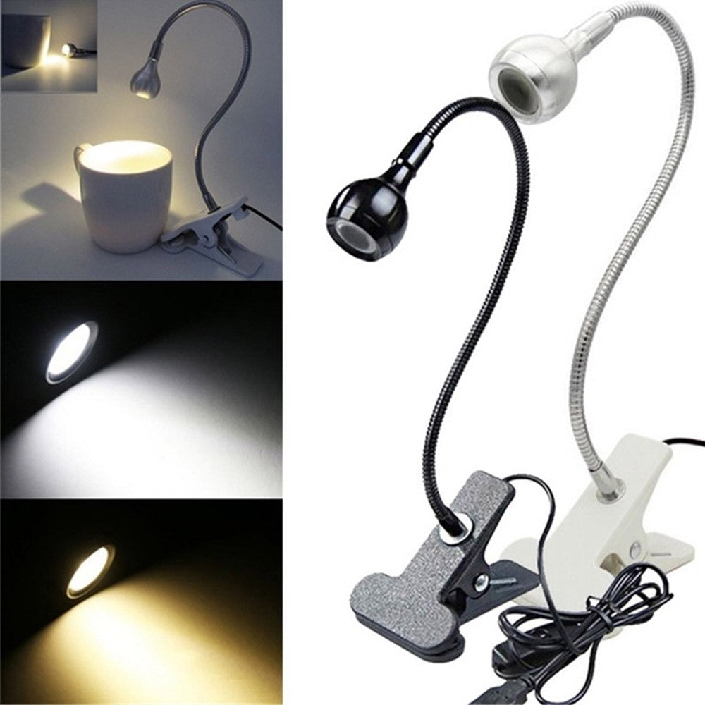 Clip on LED Book Light USB Desktop Lamp Flexible Reading LED Light LED Book Lamp Bedside Light