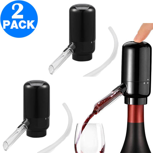 2 Pack Electric Automatic Red Wine Pourer Aerator
