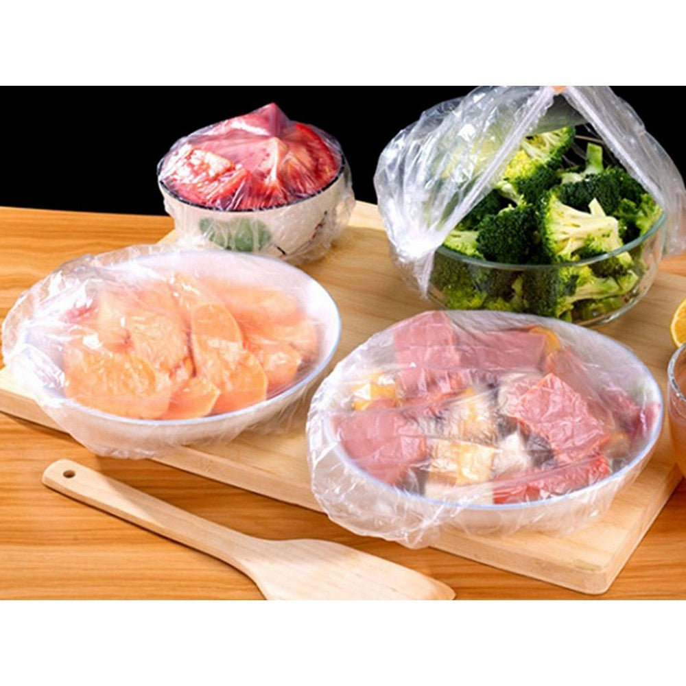 400pcs Clear Plastic Food Bowl Seal