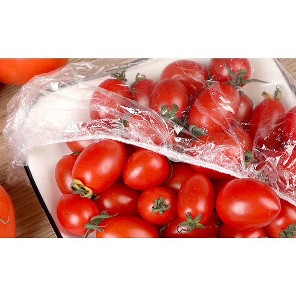 200pcs Clear Plastic Food Bowl Seal