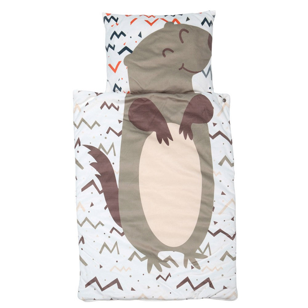 Toddler Nap Mat with Removable Pillow Baby Sleeping Bag Soft Cotton Quilt Zipper Closure Daycare Cushion