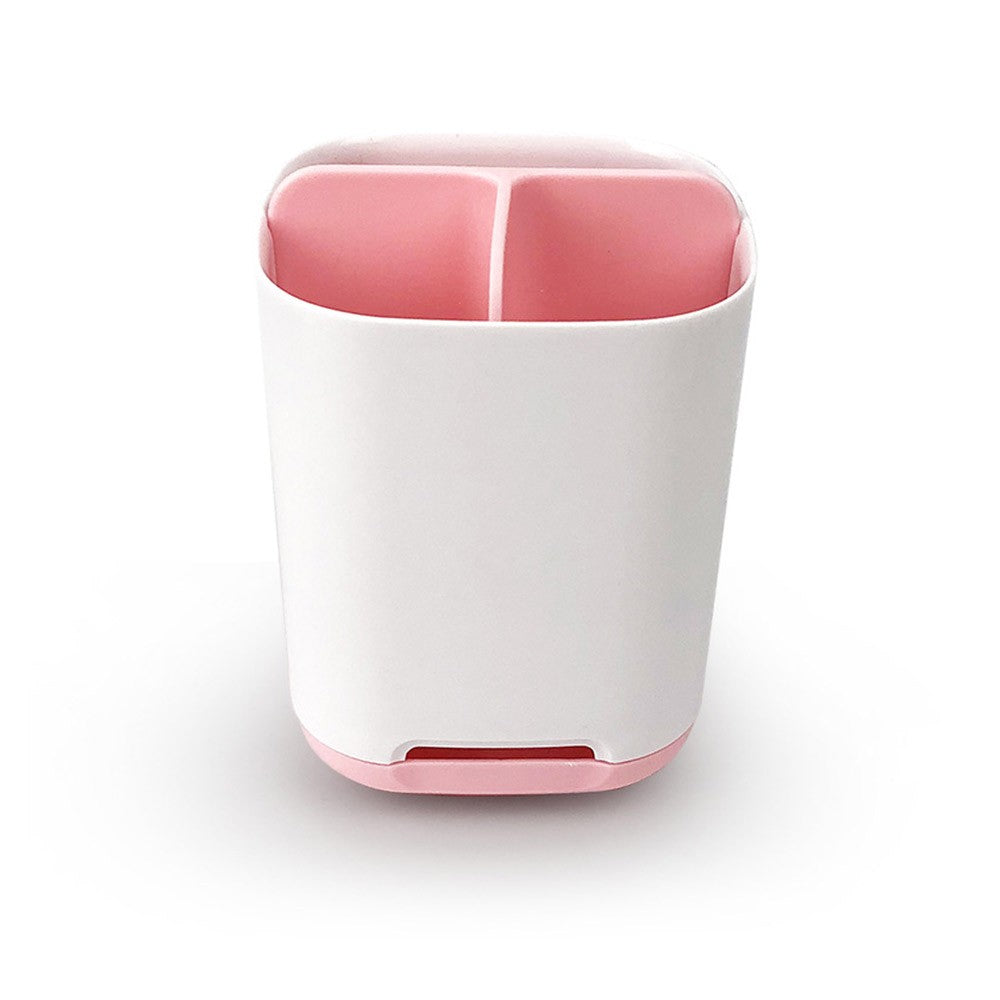 Small Toothbrush Toothpaste Holder Case Bathroom Storage Rack Bathroom Toothbrush Caddy Toothbrush Organizer Stand Bathroom Accessories