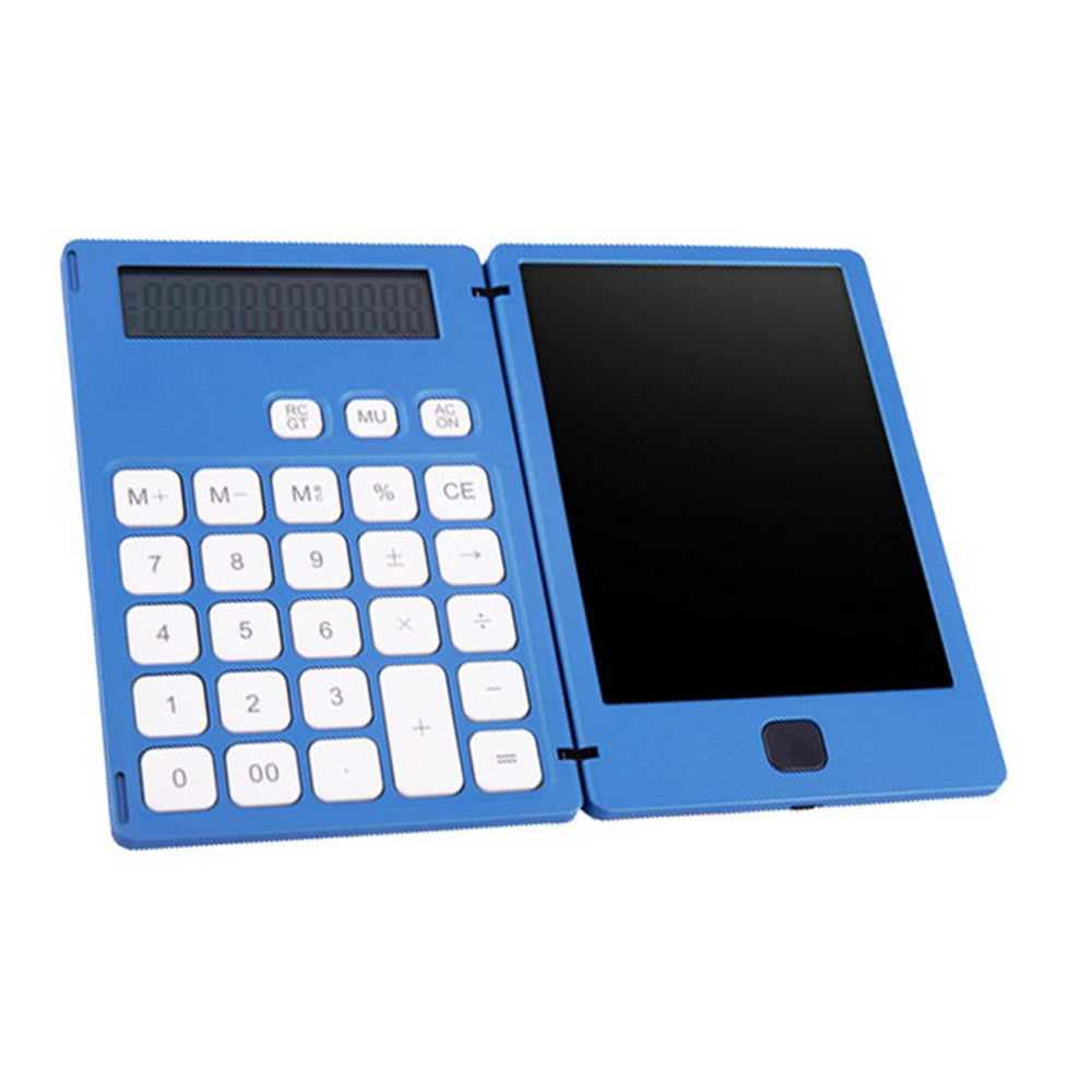 LCD Writing Tablet with Calculator 2 in 1 Calculator Notepad Digital Drawing Board Electronic Handwriting Pad