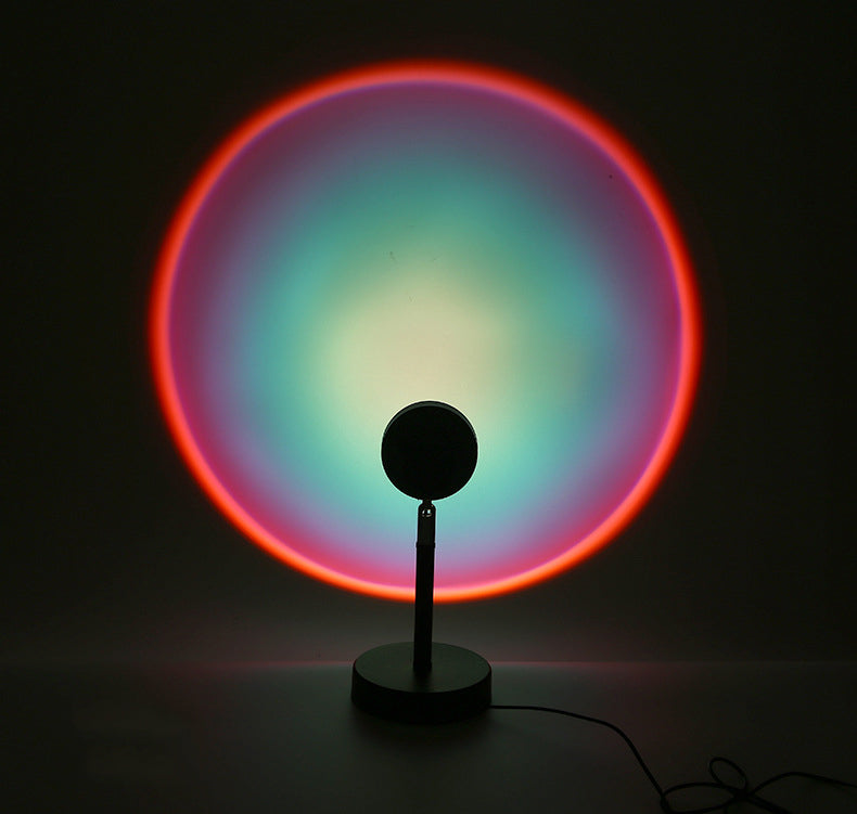 LED Projector Light LED Sun Sunset Rainbow Projector Atmosphere Light Lamp USB Home Decoration Light Style 2