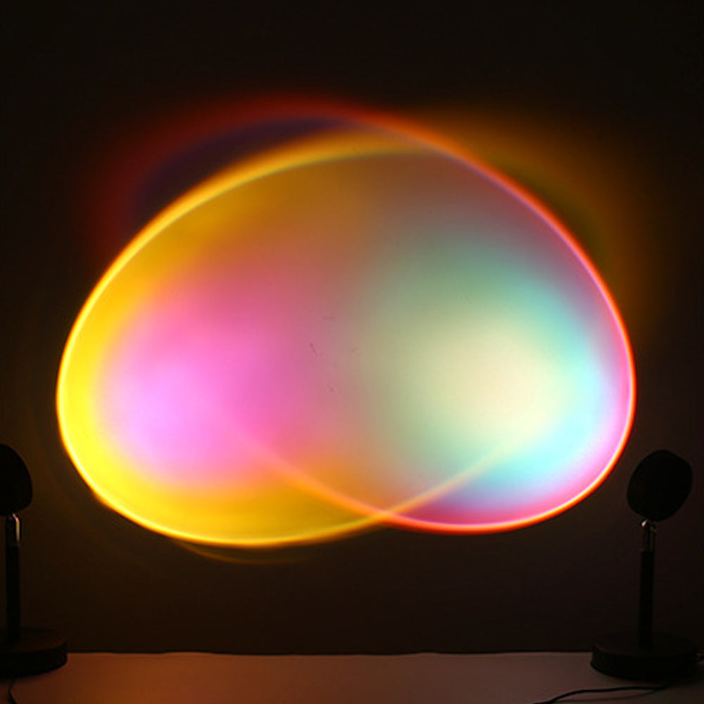 LED Projector Light LED Sun Sunset Rainbow Projector Atmosphere Light Lamp USB Home Decoration Light Style 2