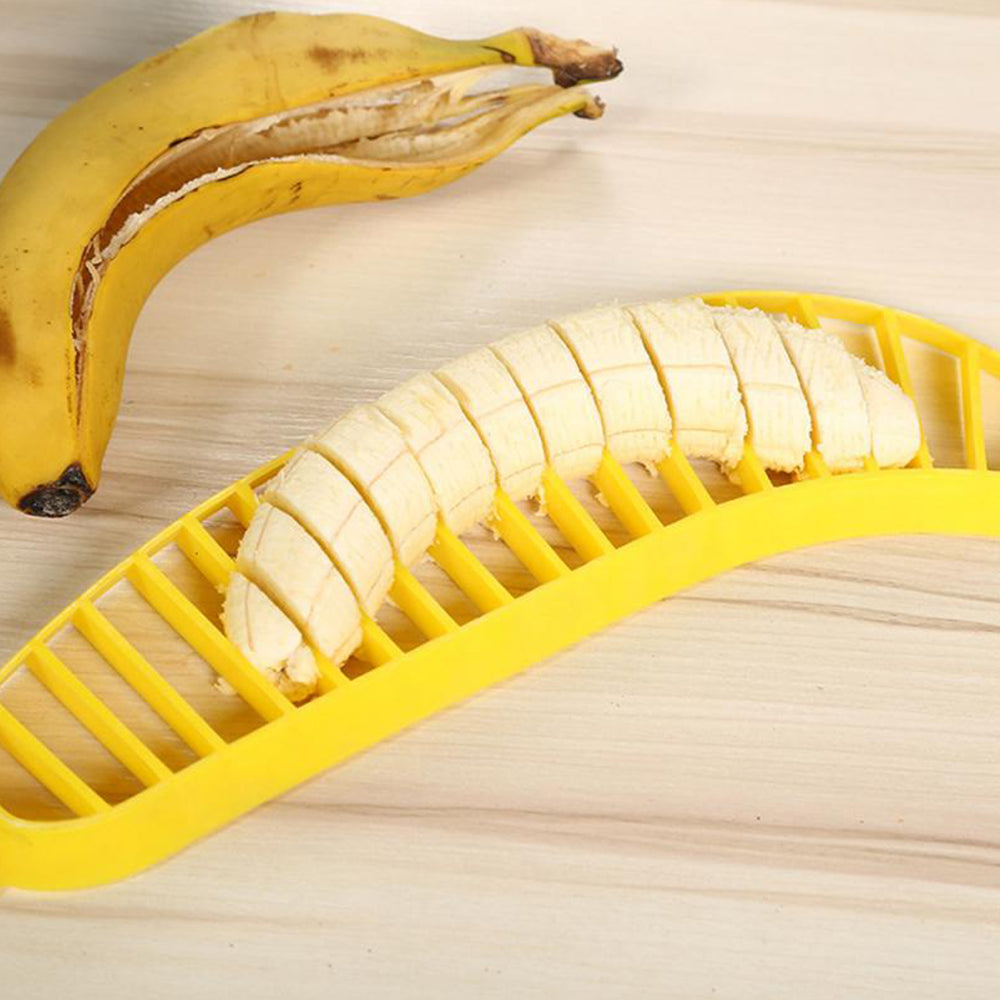 4 X Banana Slicers Banana Cutters Fruit Vegetable Salad Makers Home Kitchen Tool