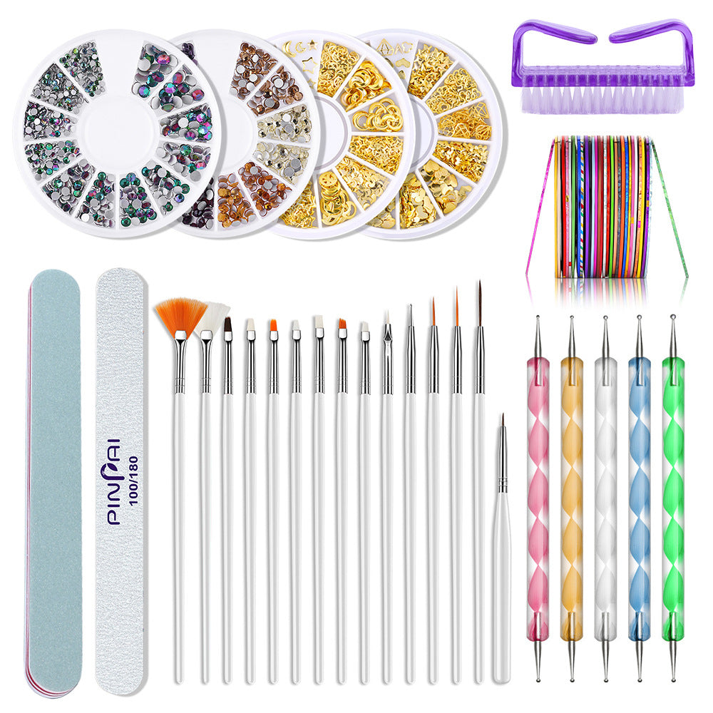 Nail Art Painting Polish Nail Art Design Brushes SetDIY Nail Art Tools Kit