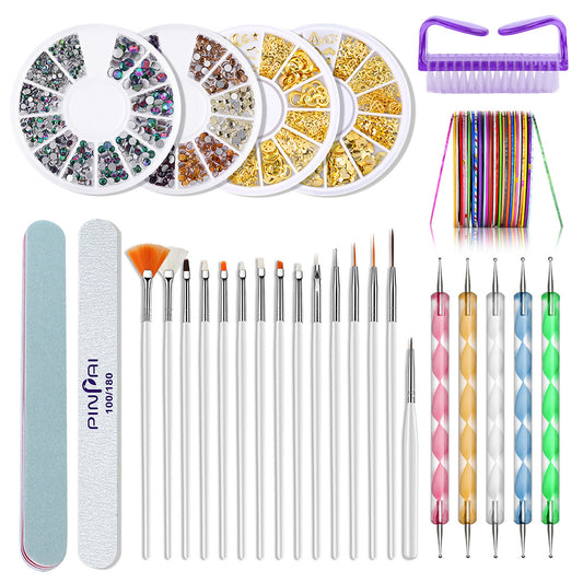 Nail Art Painting Polish Nail Art Design Brushes SetDIY Nail Art Tools Kit