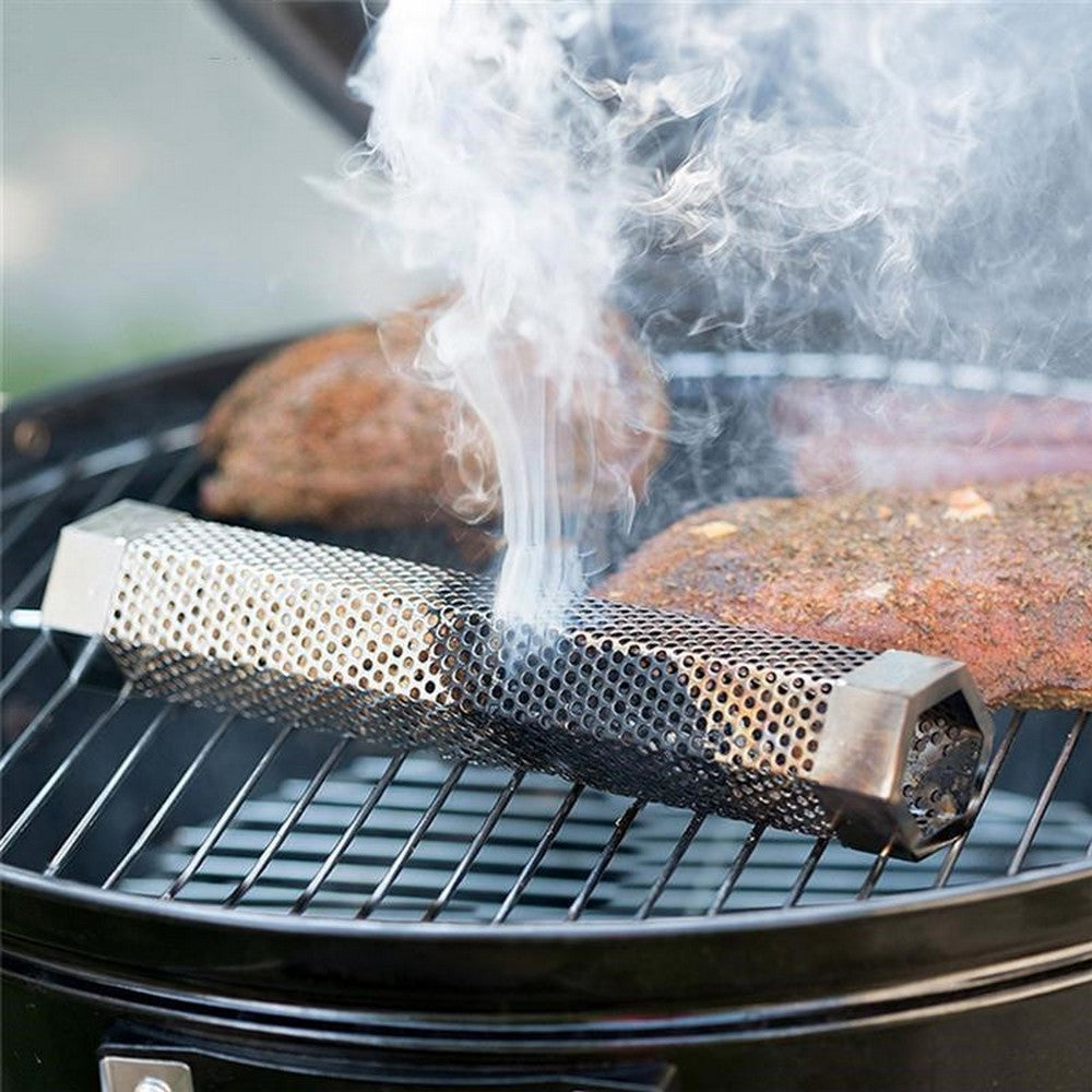 BBQ Pellet Smoker Tube Smoke Generator Stainless Steel Barbecue Accessories