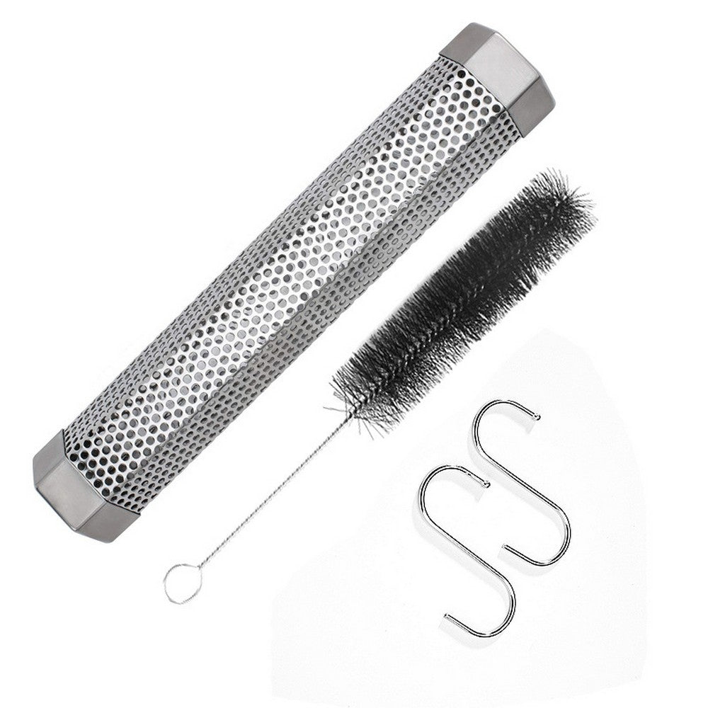 BBQ Pellet Smoker Tube Smoke Generator Stainless Steel Barbecue Accessories