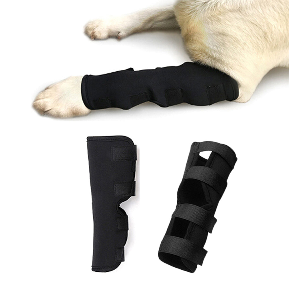 2 X Size Small Pet Knee Support Brace Dog Hock Protector Leg Compression Wrap Pad Pet Leg Care