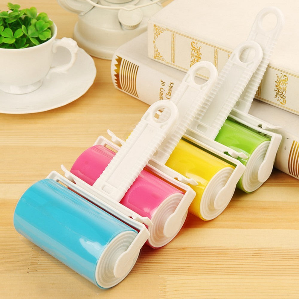 4X Reusable Washable Sticky Lint Remover Roller Lint Roller Pet Hair Remover