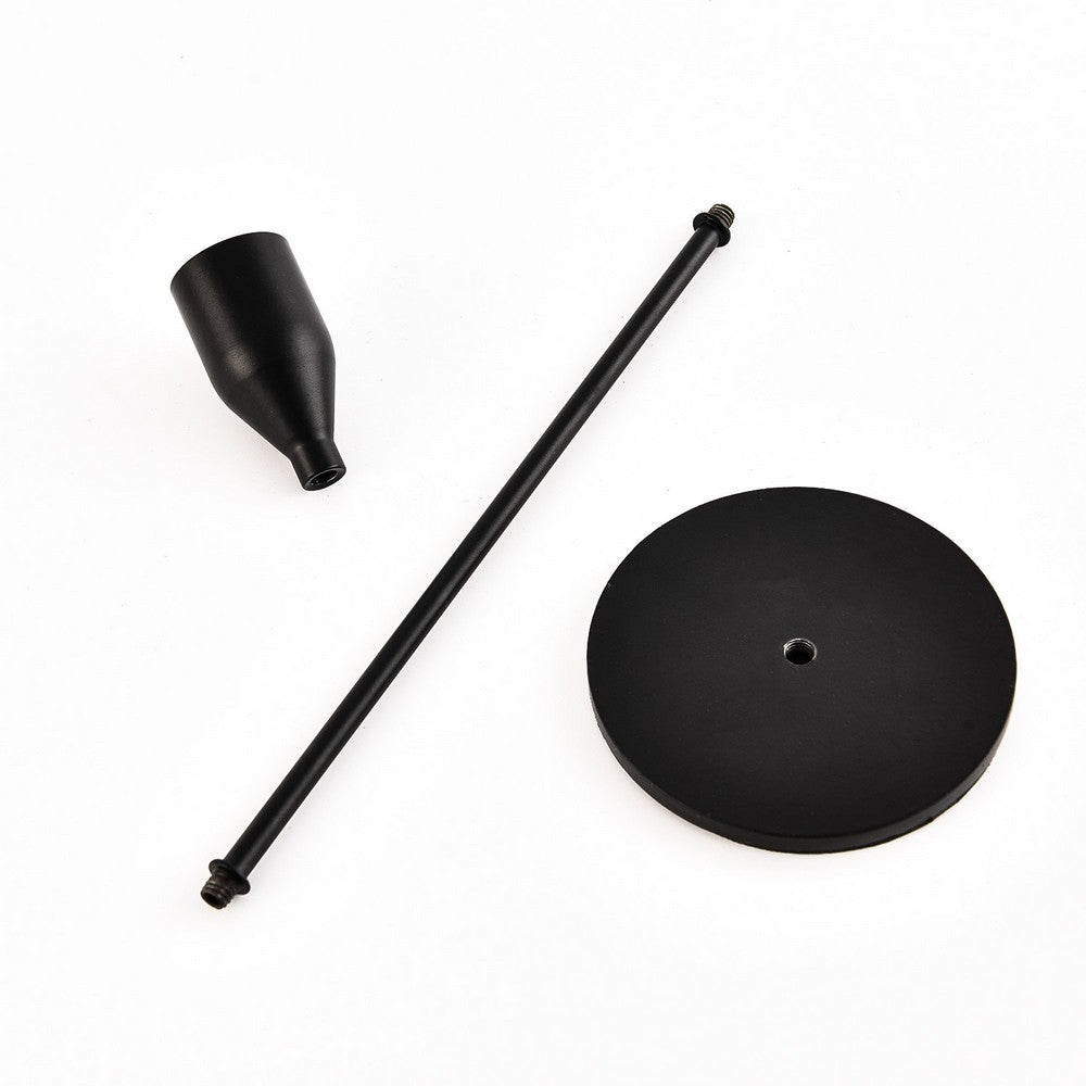 Black 3pcs Iron Candlestick Holders Candle Holders Set Home Party Table Decor