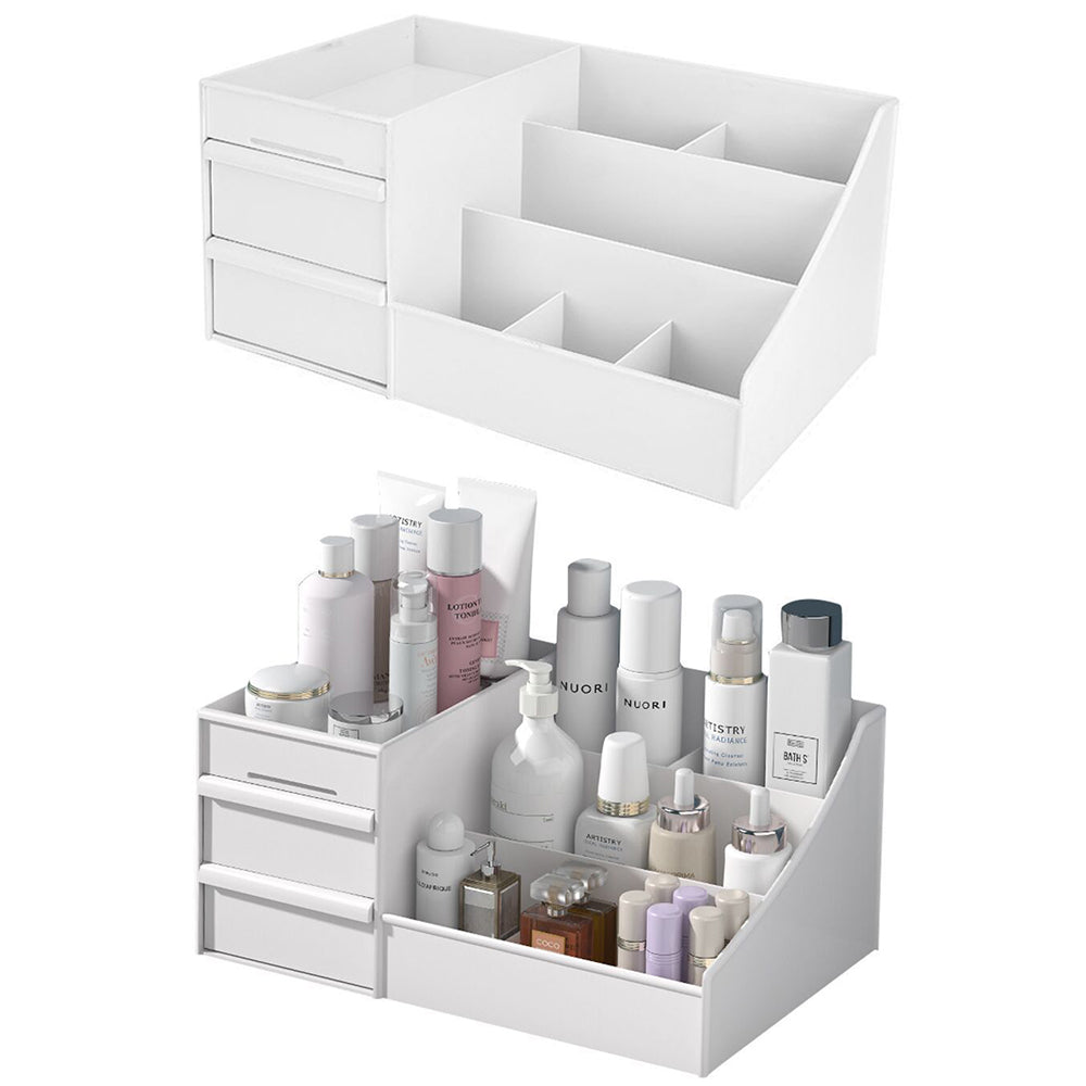 2 X Cosmetic Organisers Cosmetic Storage Boxes Makeup Drawer Containers