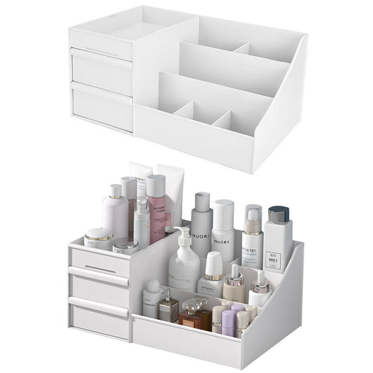 2 X Cosmetic Organisers Cosmetic Storage Boxes Makeup Drawer Containers