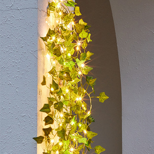 100 LEDs Ivy Leaf LED Garland String Lights 10 Meters Artificial Vine Fairy Lights Party Decor