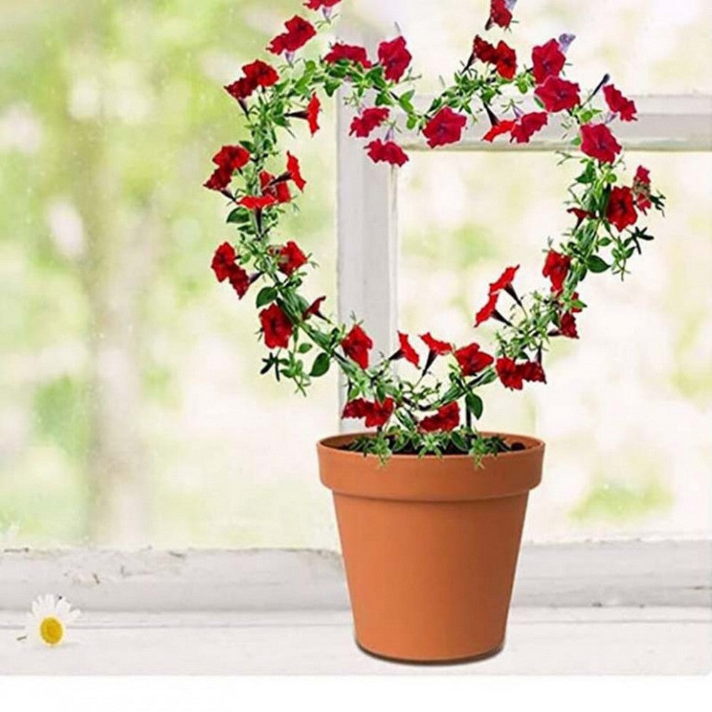 4X Round Heart Shape Plant Trellis Climbing Plants Flower Support Garden Trellis