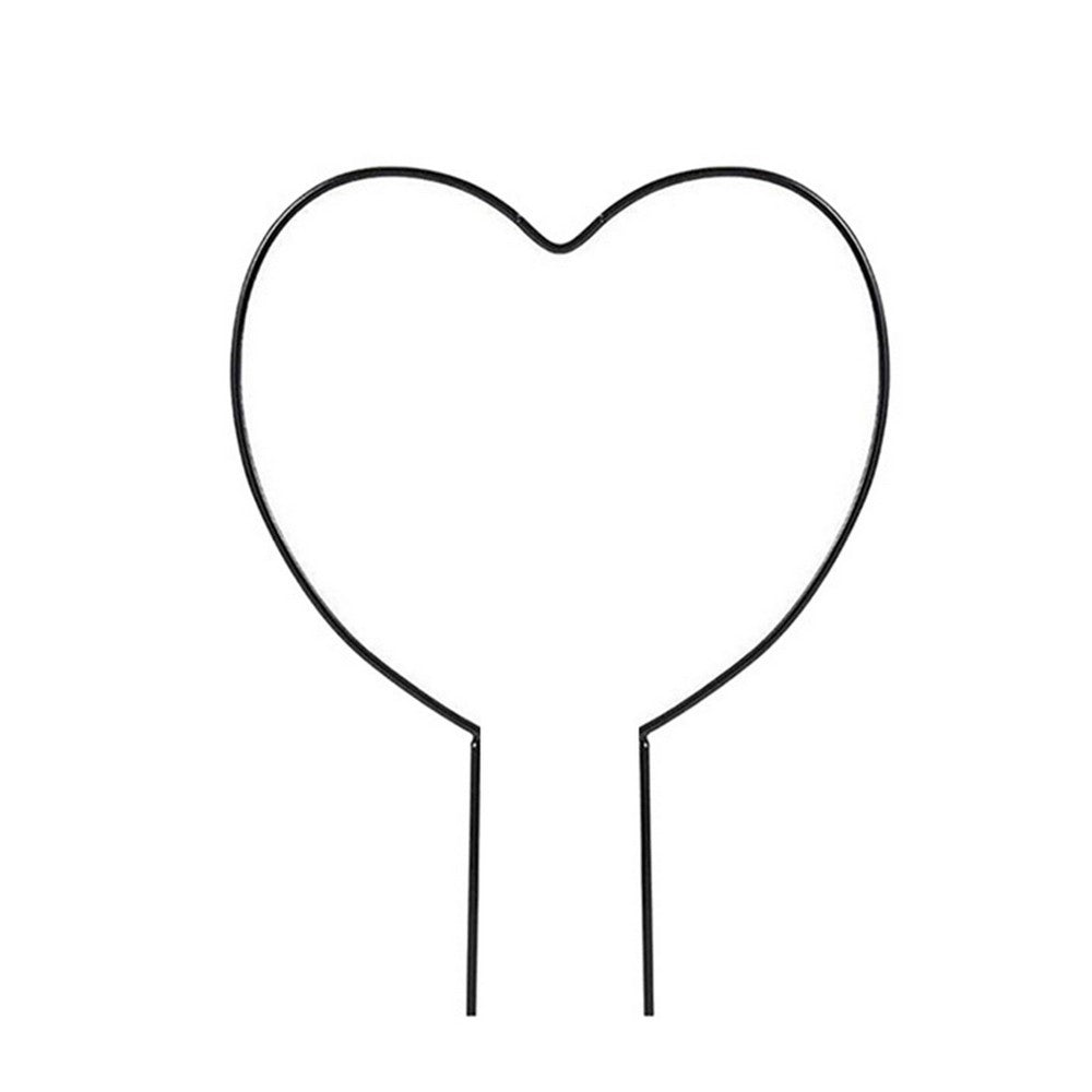 2 X Heart Shaped Plant Trellis for Climbing Plants Flower Support Garden Trellis