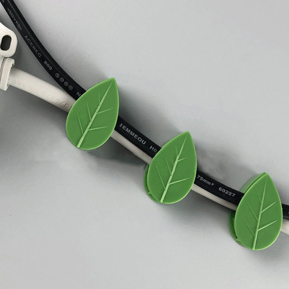 20Pcs Green Plant Climbing Wall Fixing Clips Invisible Vines Fixture Sticky Hook