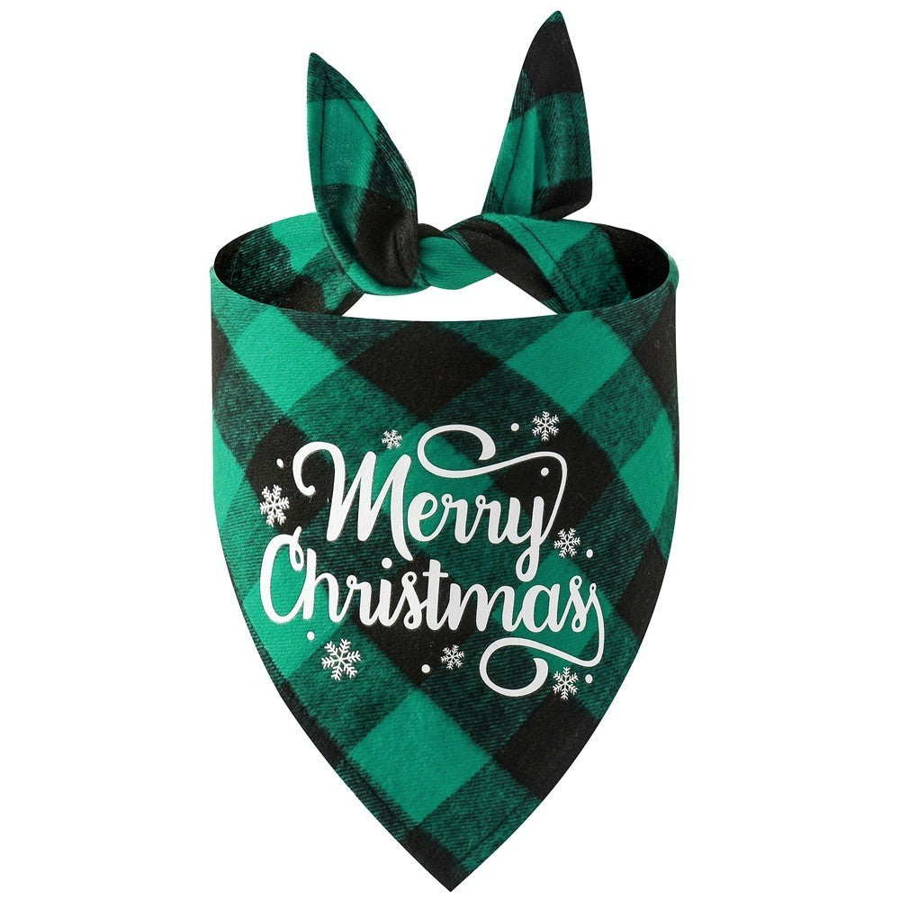 Christmas Pet Triangle Scarf Dog Bandana Pet Wearable Accessories