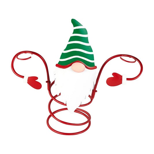 Christmas Wine Bottle and Glass Holder Storage Drying Stand Dwarf Style