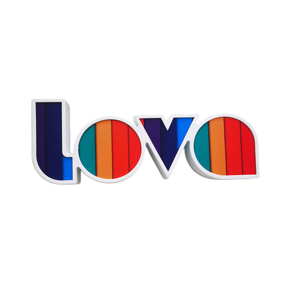 2 X Style 1 LOVE Shaped LED Neon Light Home Decor