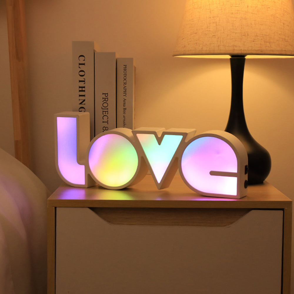 Style 2 LOVE Shaped LED Neon Light Home Decor