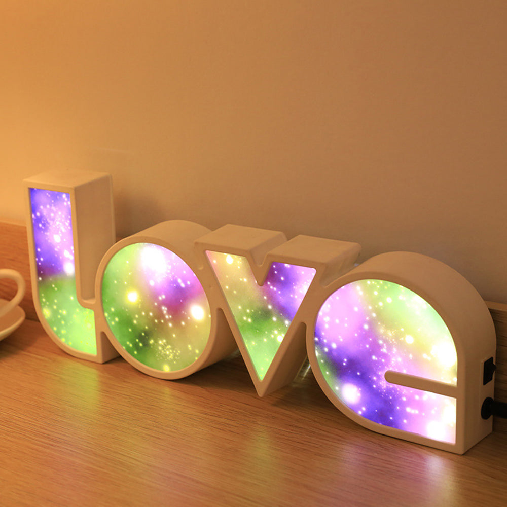 2 X Style 3 LOVE Shaped LED Neon Light Home Decor