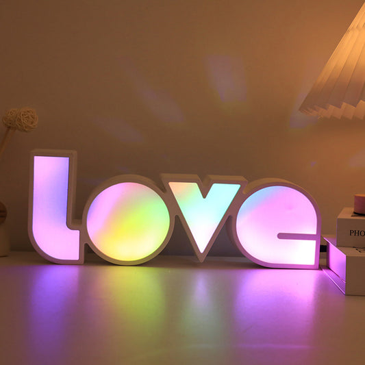 2 X Style 2 LOVE Shaped LED Neon Light Home Decor