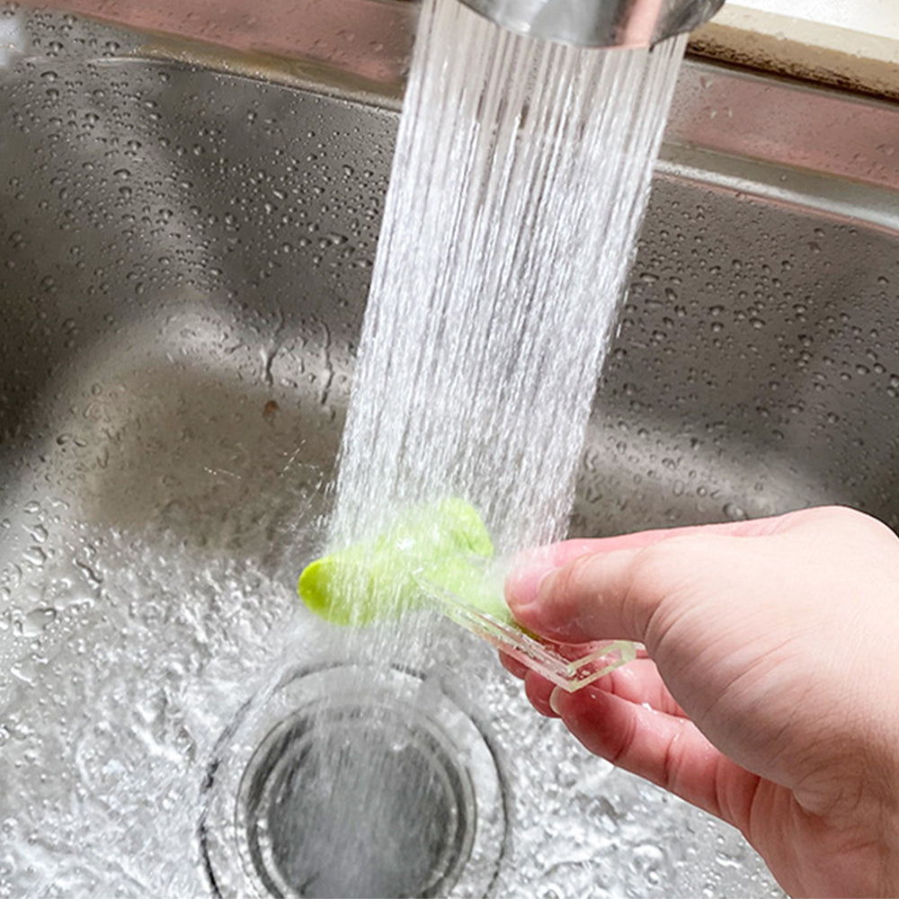 2Pcs Wall Mounted Seasoning Bag Sealing Clip Rack