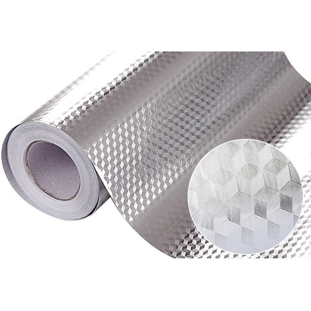 2 X Kitchen Foil Oil Proof Self Adhesive Stove Sticker Wallpaper
