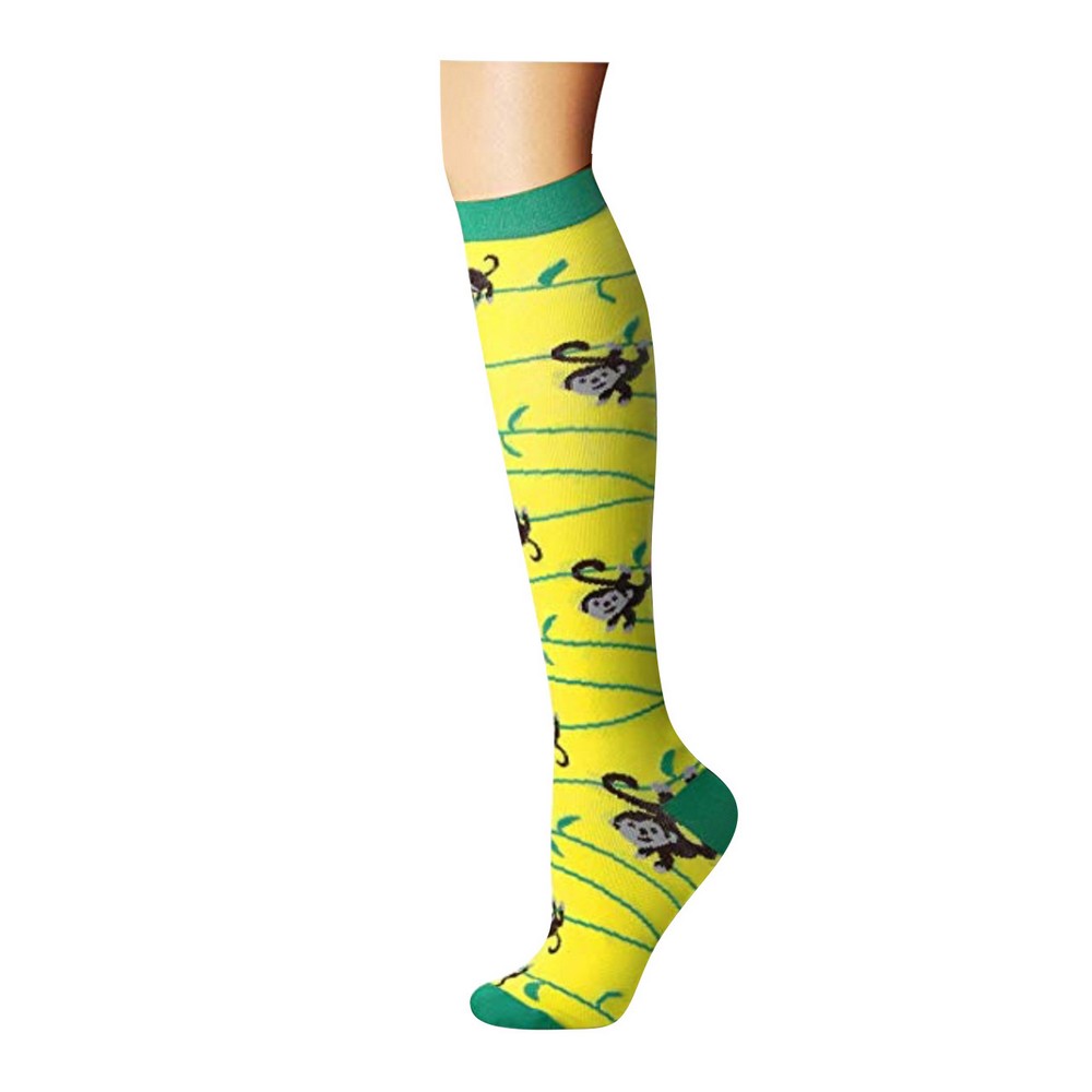3 Pairs of Small Size Style 4 5 6 Womens Knee Length Compression Socks