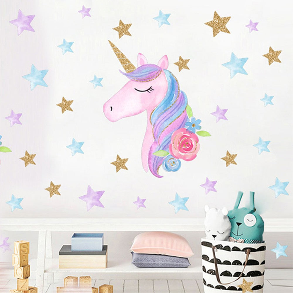 Unicorn Wall Sticker Style 2