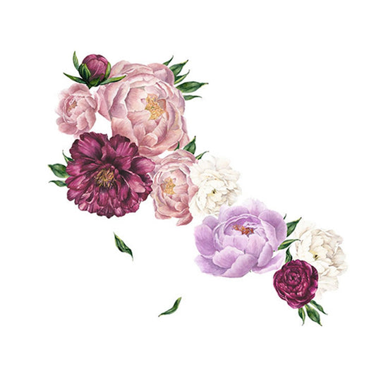 Flower Wall Sticker Purple