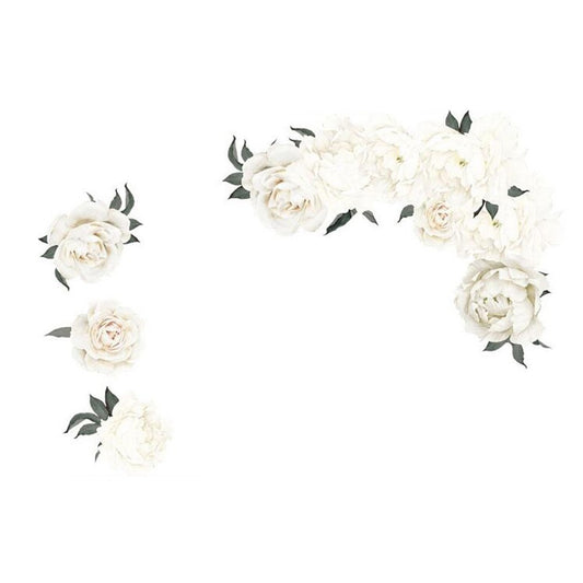 Flower Wall Sticker White