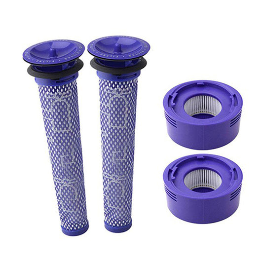 2 X 2Pcs Non-Branded Motor Filter Kits Compatible with Dyson V7-8