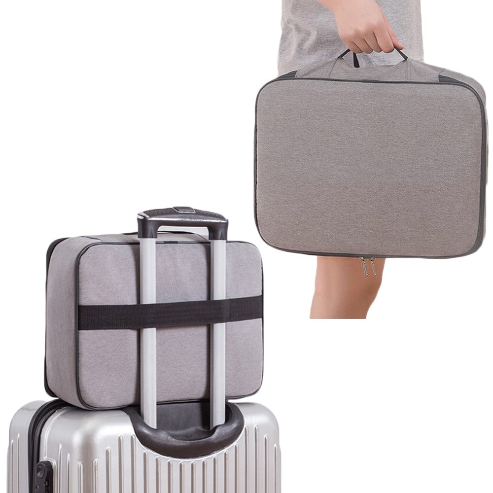 2 X Document Certification Organiser with Lock Black Grey