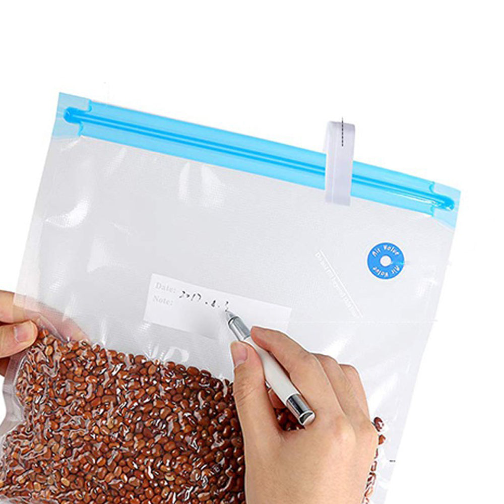 20PCS 22x28CM Reusable Food Vacuum Sealer Bag with One Manual Pump