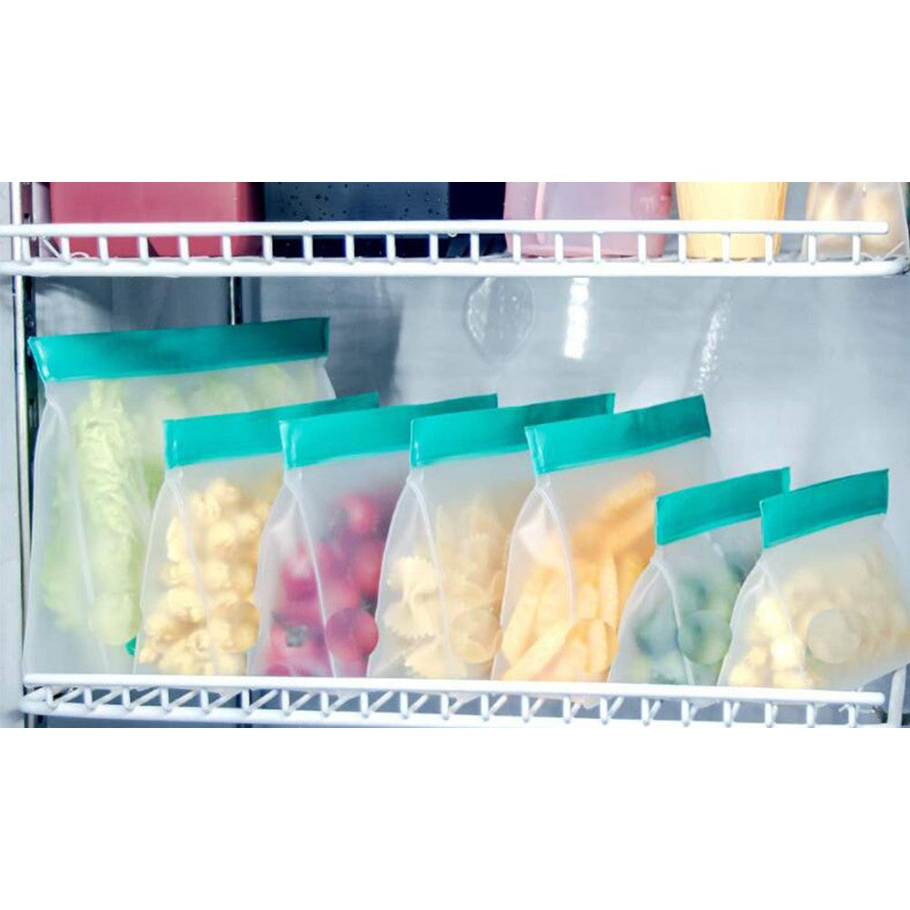 3 X Reusable Ziplock Leakproof Snack Bags