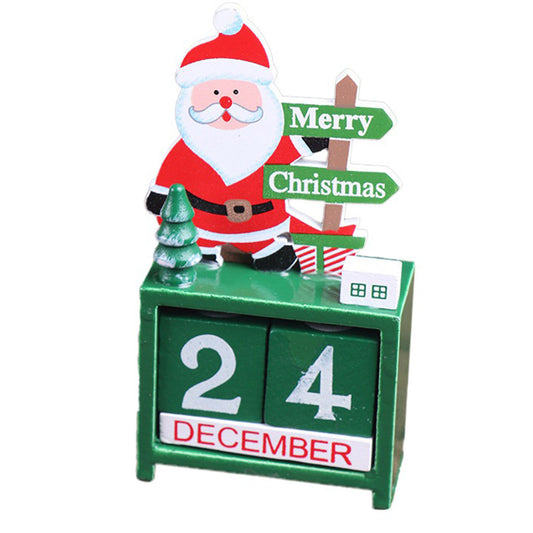 Christmas Wooden Calendar Blocks