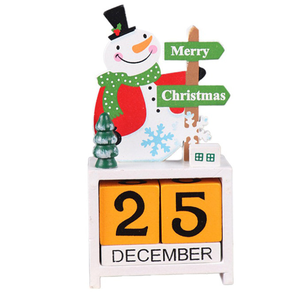 Christmas Wooden Calendar Blocks