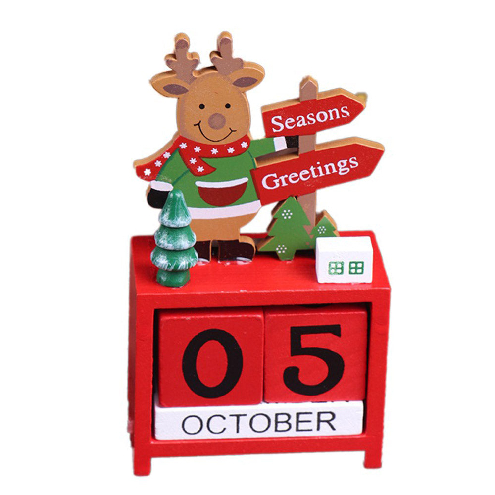 Christmas Wooden Calendar Blocks