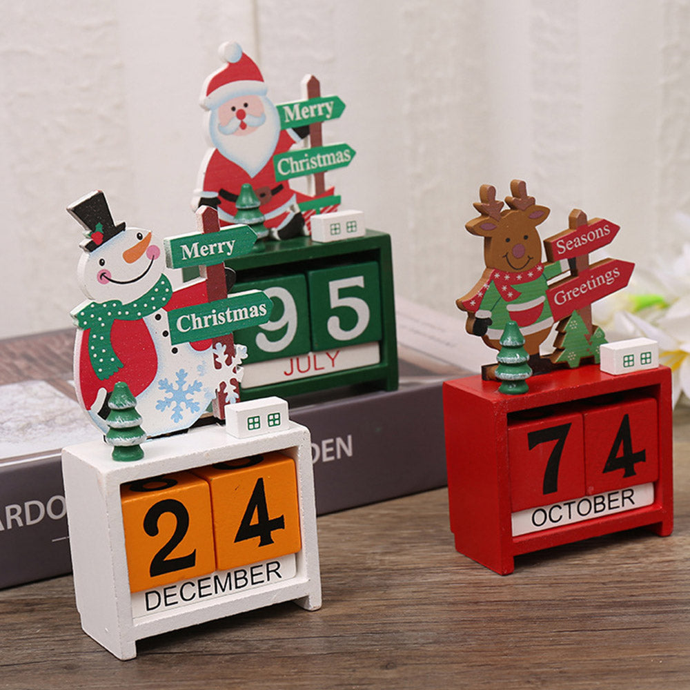 Christmas Wooden Calendar Blocks