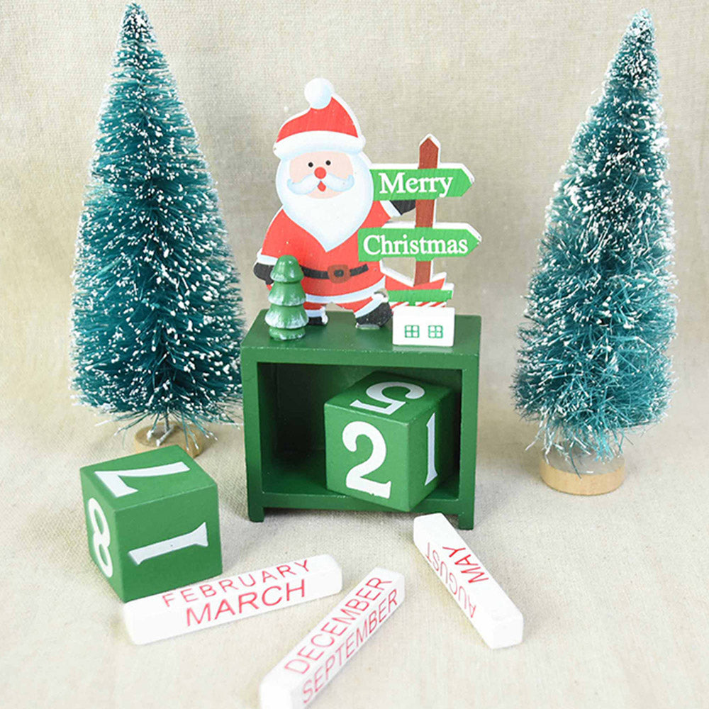 Christmas Wooden Calendar Blocks