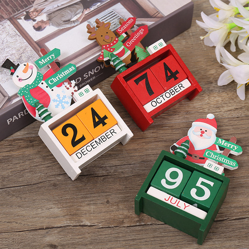 Christmas Wooden Calendar Blocks
