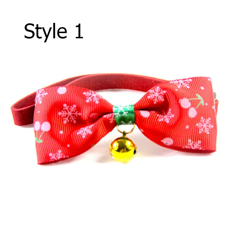 Xmas Pet Bow Tie Christmas Pet Bow Tie Style 1 Style 2