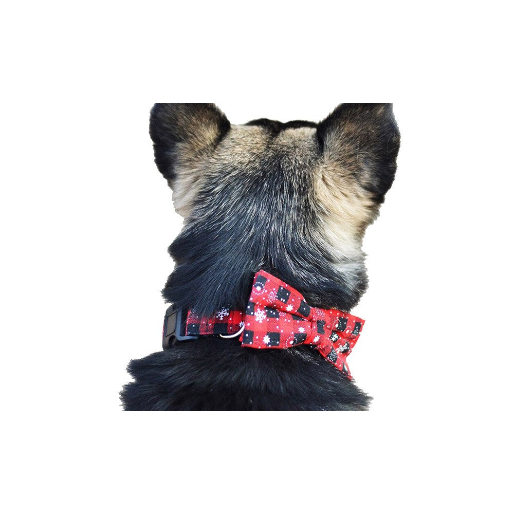 Christmas Xmas Pet Collar with Leash