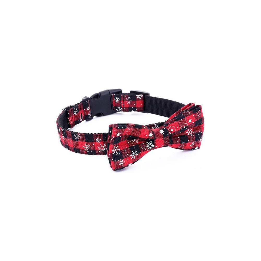 Christmas Xmas Pet Collar with Leash